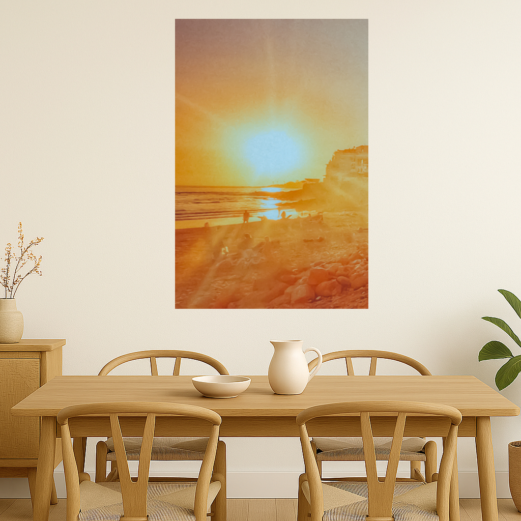 Seaside Beach Sunset Morocco | Canvas Photo Print - Image 2