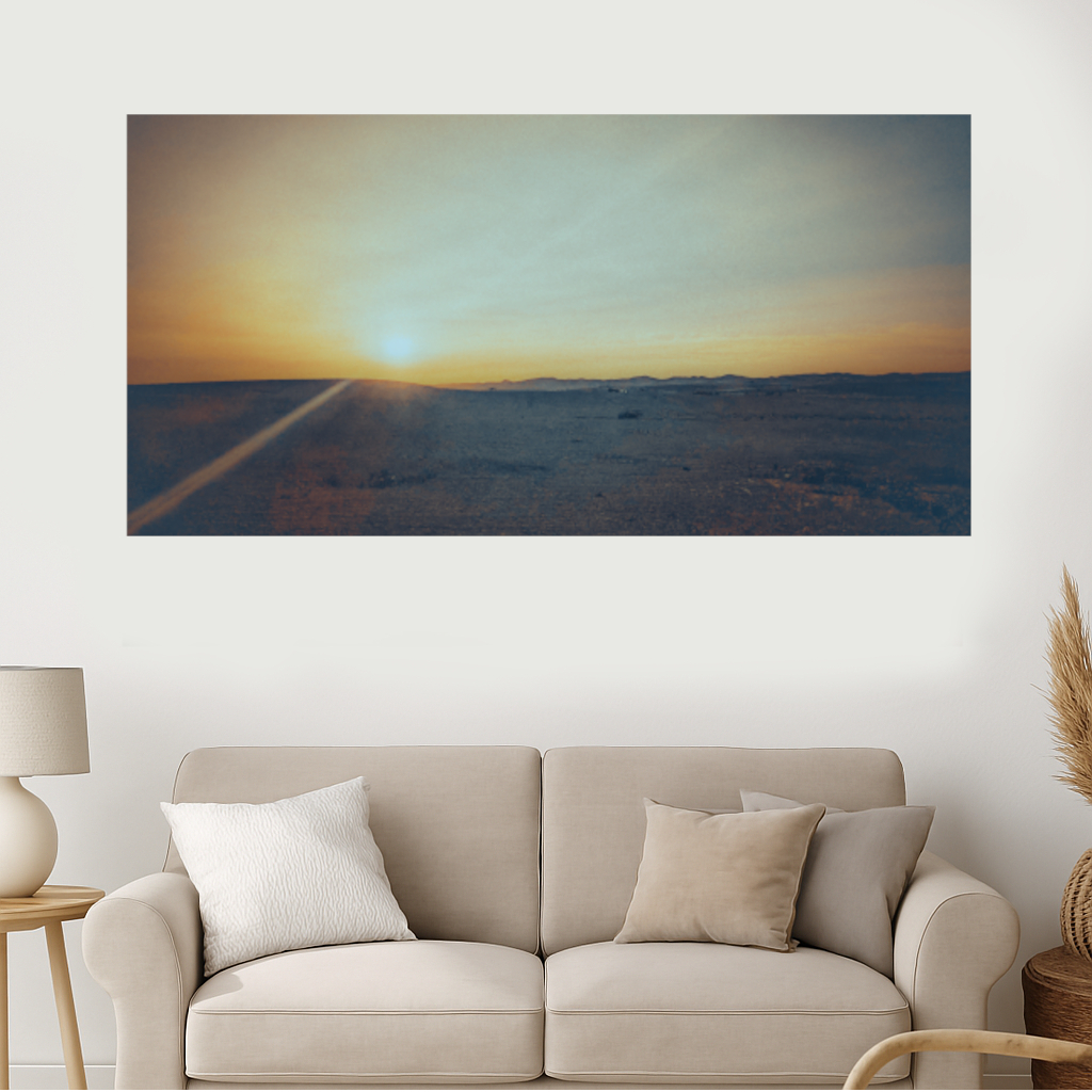 Agafay Desert Sunset | Canvas Photo Print - Image 2