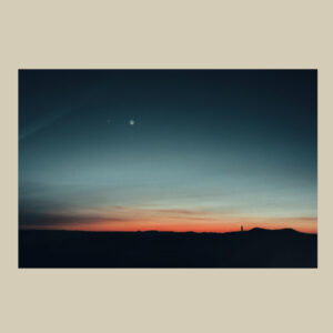 Agafay Desert Sunset Moon Venus | Matte Paper Photo Print
