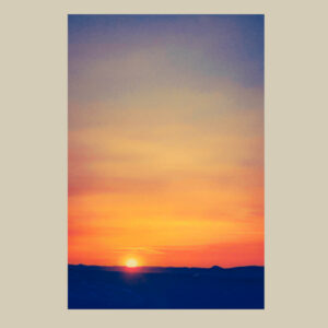 Agafay Desert Sunset | Matte Paper Photo Print