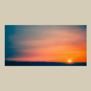 Agafay Desert Sunset | Canvas Photo Print
