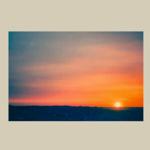 Agafay Desert Sunset | Matte Paper Photo Print