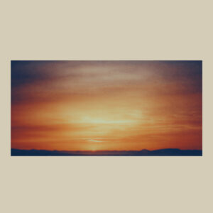 Agafay Desert Sunset | Canvas Photo Print