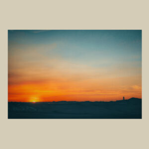 Agafay Desert Sunset | Matte Paper Photo Print