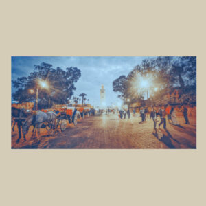 Kutubiyya Mosque Marrakesh Morocco | Canvas Photo Print